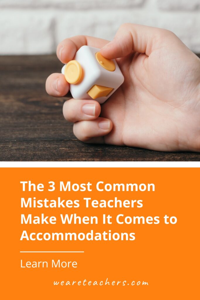 The three accommodations mistakes teachers tend to make may surprise you—see if you have room for improvement!