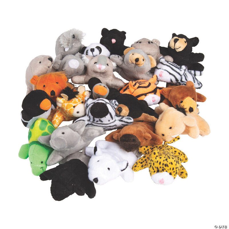 mini plush animals for inexpensive student gift 