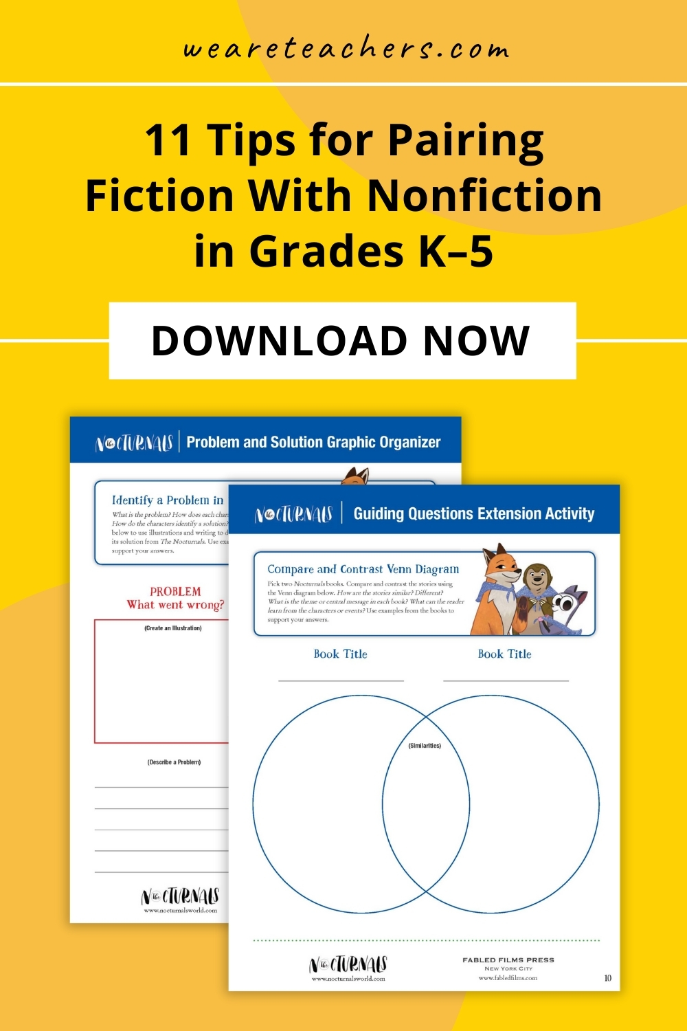 Pairing fiction with nonfiction is a fantastic way to engage different kinds of learners in content with common themes. Grab ideas here!