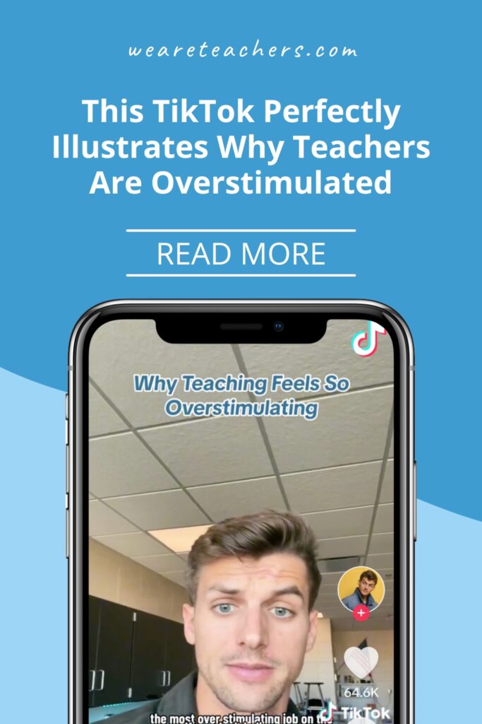 Teachers are overstimulated. But how do we show what this is like to a non-teacher? Gabe Dannenbring has the perfect video.
