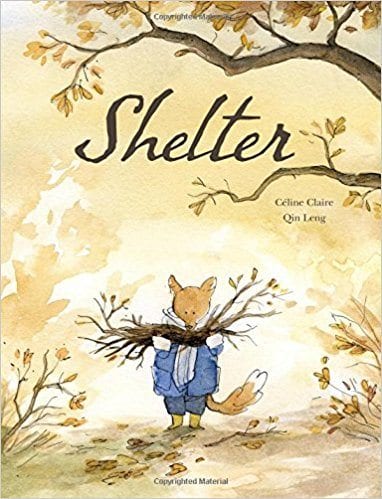 Cover of Shelter by Céline Claire- Winter Picture Books