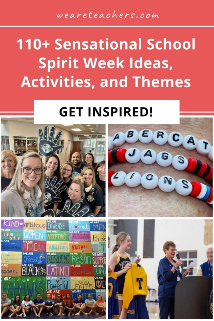 Get everyone involved with these inclusive school spirit week ideas! Show your school pride and build community with thoughtful spirit days.