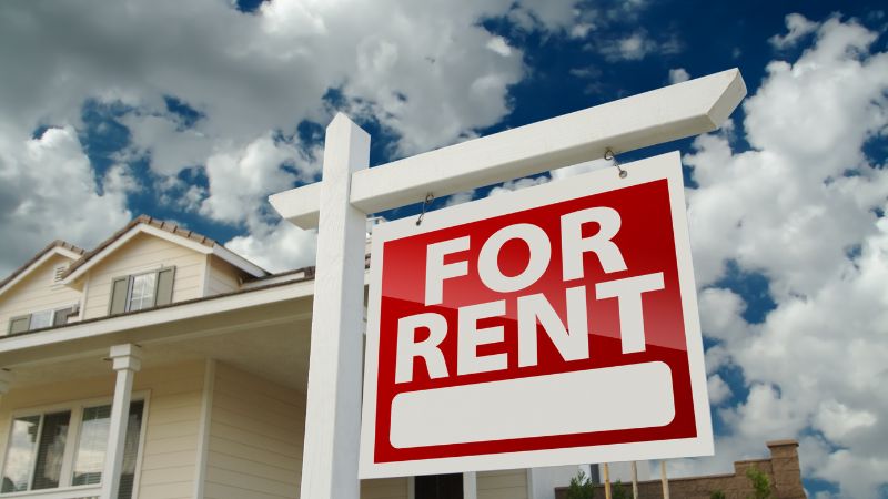For Rent sign - Teacher affordable housing