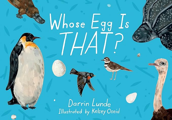 Book cover for Whose Egg is THAT? as an example of preschool books
