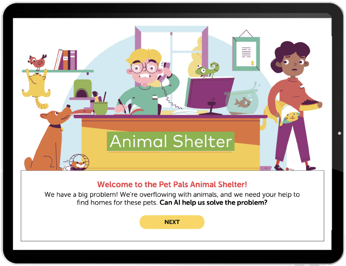 AI Game: Welcome to the Pet Pals Animal Shelter