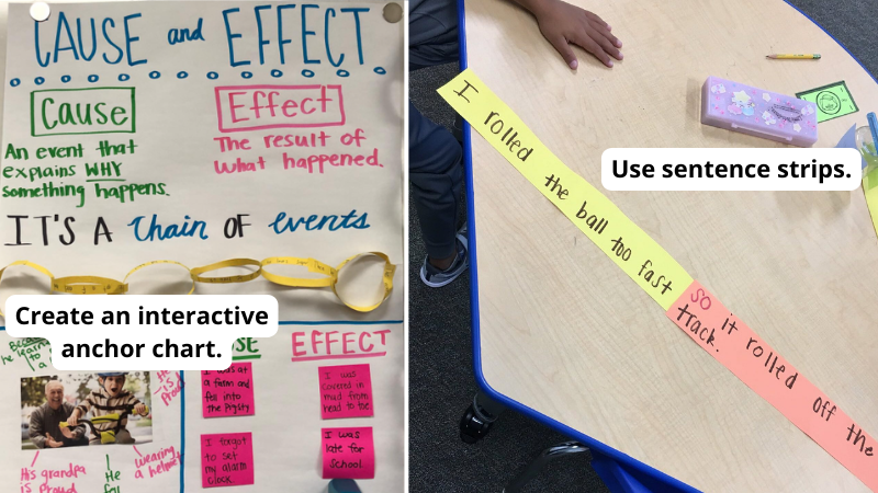 Cause and effect lesson plans and activities