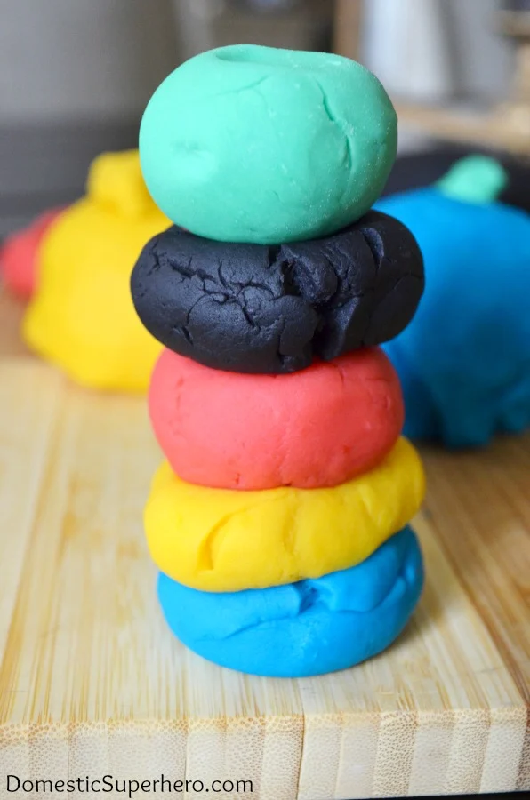 homemade play dough for an inexpensive student gift idea